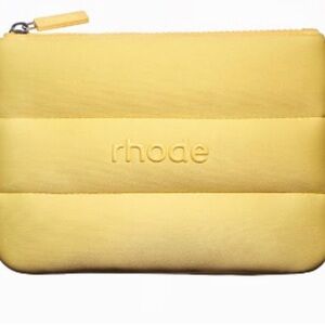 RHODE Soft Yellow Pouch with Lip Balm